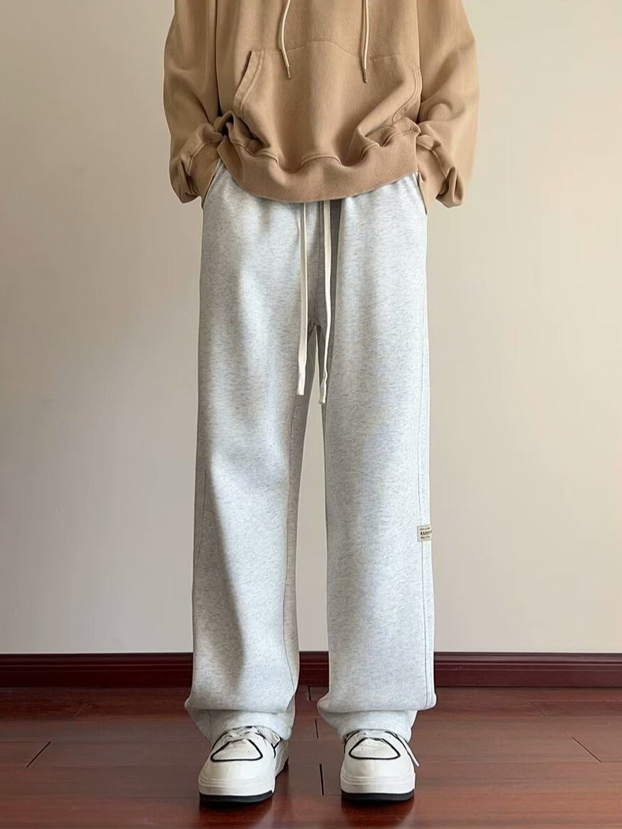 Men's American Style Loose Straight Casual Sports Trousers